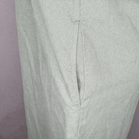 Appleseeds Petites Vintage Sage Green Dress Button Down‎ Size 6P - Picture 6 of 9